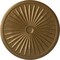 Ekena Millwork Leandros Ceiling Medallion (Fits Canopies up to 5"), 33 1/8"OD x 3 1/2"ID x 1 3/8"P, Pale Gold CM33LEPAS - alternate 1